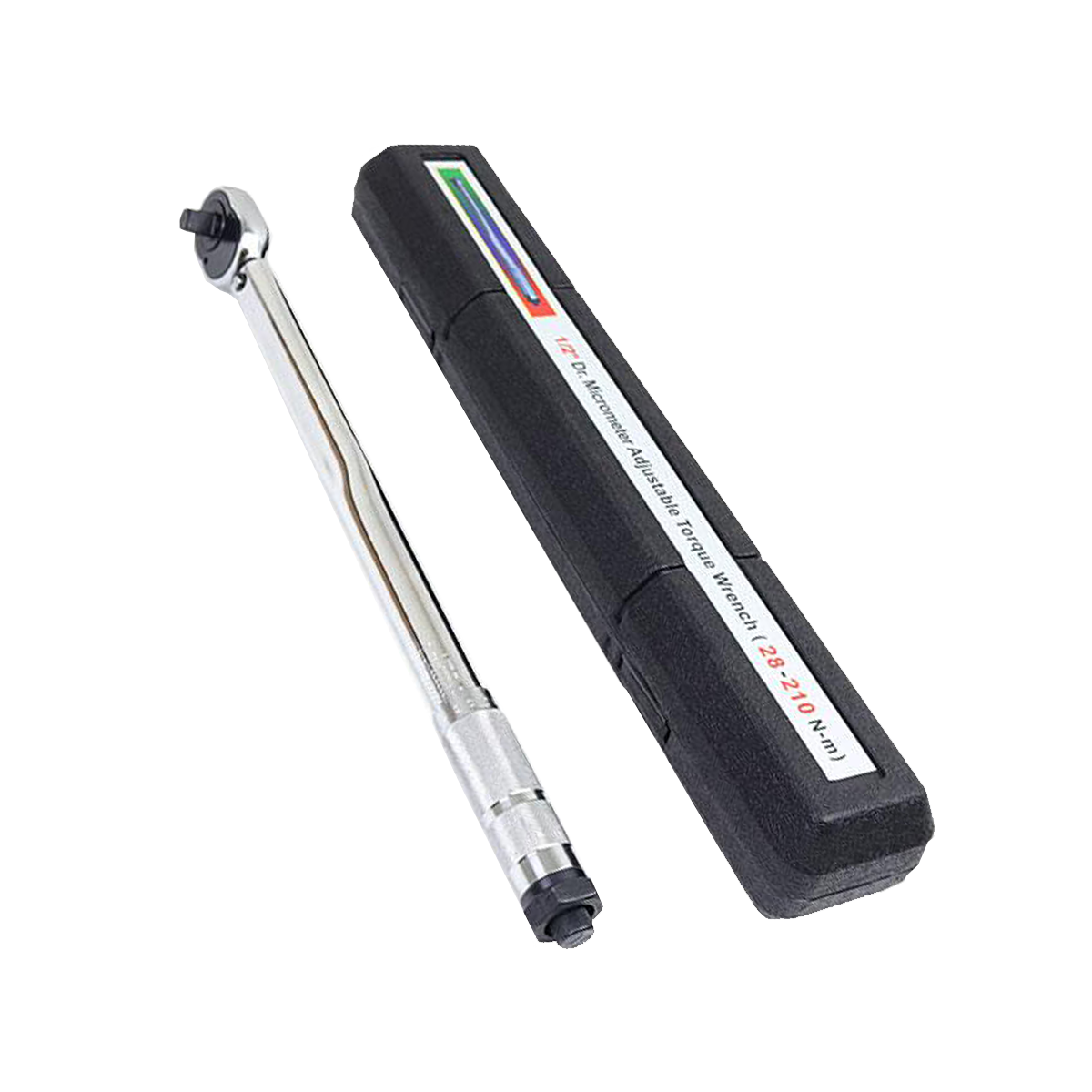 トルクレンチ 28-210N-m ソケット 17mm /19mm / 21mm エクステンションバー付き pls054