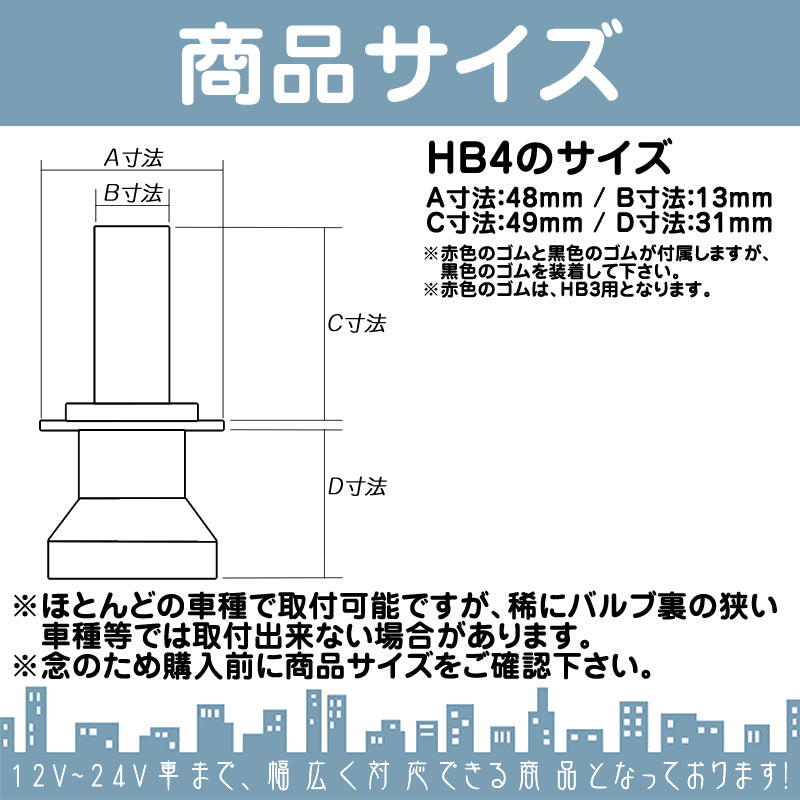 LEDヘッドライト LEDフォグランプ H4 (Hi/Lo) / H8 / H11 / HB3 / HB4 車検対応 6000lm 12V 24V ファンレス ケルビン数変更可 mtk1020