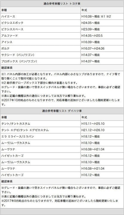 トヨタ ダイハツ 純正ナビ対応 走行中 テレビ DVD 視聴キット 埋込型スイッチタイプB 操作制限解除 パーキング解除 rgs016