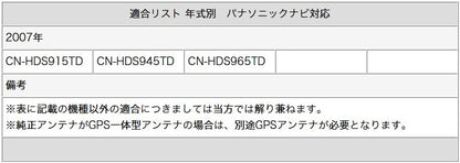 GPS一体型 地デジ フルセグフィルムアンテナ GT13タイプ 4本 アルパイン クラリオン パナソニック 三菱 日産 ナビ対応 テレビアンテナ ナビ乗せ変え 中古ナビの部品欠品時 tom046